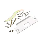 Global Door Controls Eiffel Style Commercial Passage Lever, ANSI Grade 2, Brushed Chrome thumbnail 3