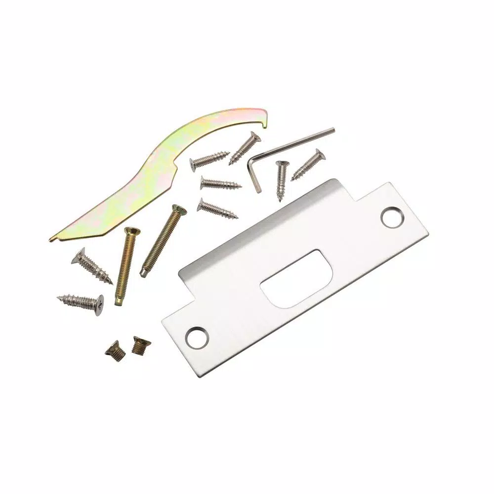 Global Door Controls Eiffel Style Commercial Passage Lever, ANSI Grade 2, Brushed Chrome
