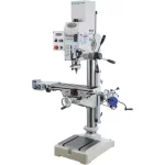 Grizzly Industrial Variable-Speed Gearhead Drill Press with Cross-Slide Table and Power Feed thumbnail 2