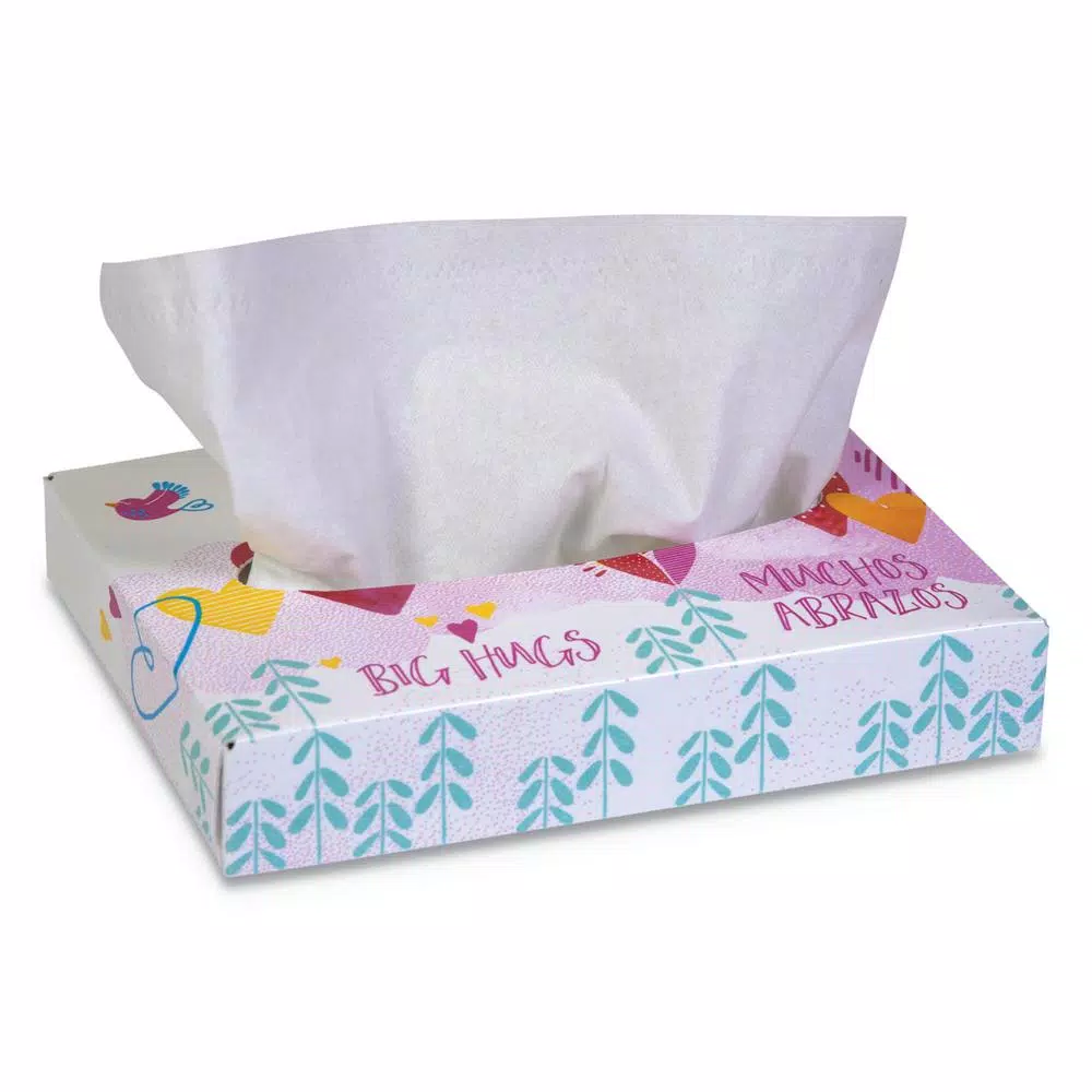 Kleenex Junior 2-Ply Facial Tissue, 40 Tissues per Box, 80 Boxes per Carton