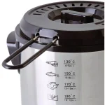 Brentwood 1.1 Qt. Stainless Steel Electric Deep Fryer, 1000W, 1L Capacity thumbnail 2