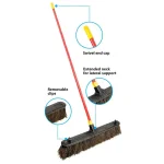 Quickie Bulldozer 24 in. Palmyra Push Broom with 60 in. Steel Handle thumbnail 4