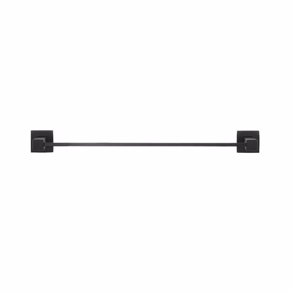 Glacier Bay Farrington 18 in. Single Towel Bar, Matte Black