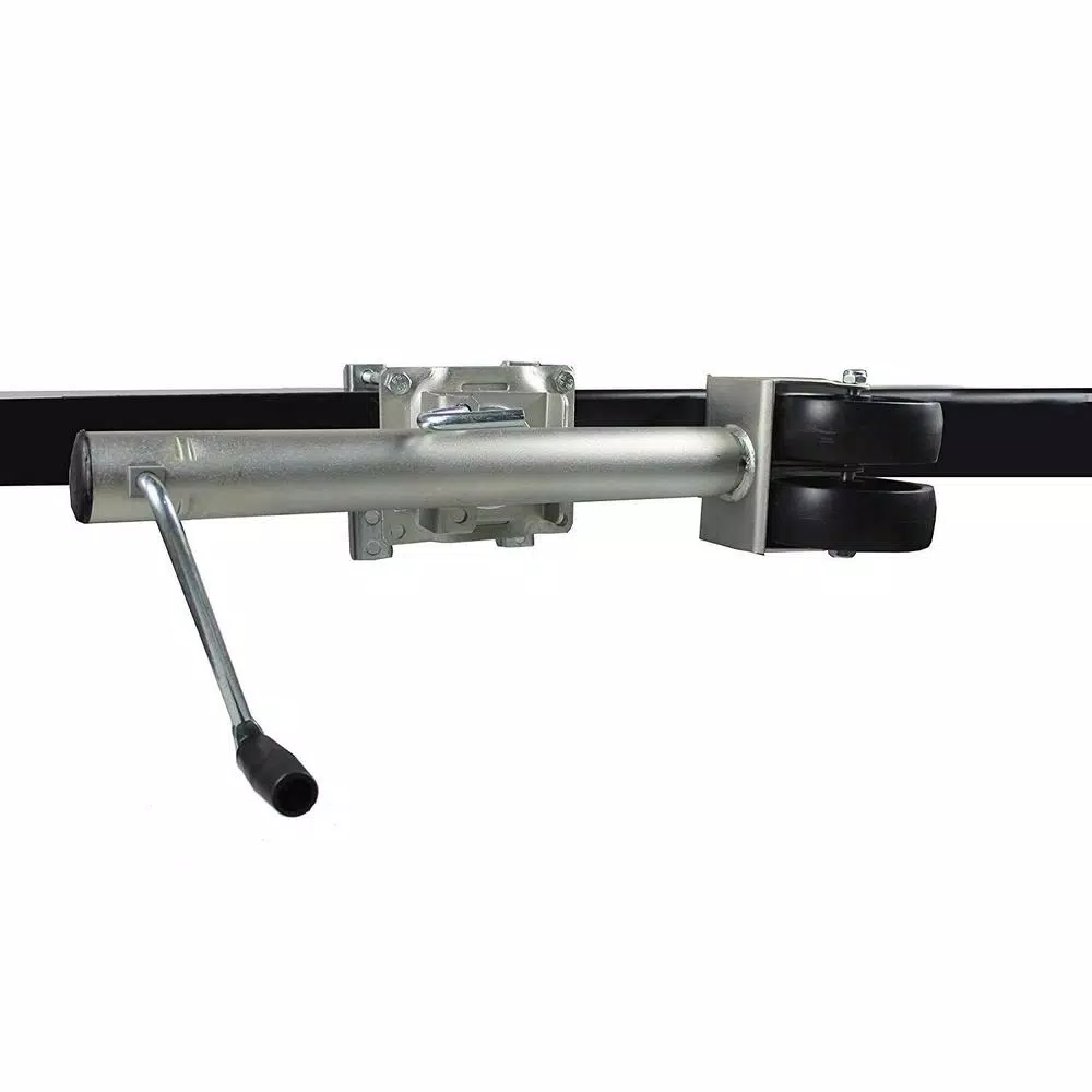 MaxxHaul 1500 lbs. Capacity Swing Back Trailer Jack with Dual Wheels, 26.5 in. to 38 in. Lift