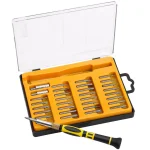Platinum Tools 33-Piece Precision Screwdriver Set with Adjustable TPR Grip and High-Impact Case thumbnail 2