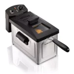 Hamilton Beach 3 Qt. Stainless Steel Deep Fryer with Digital Timer thumbnail 1