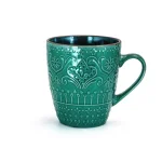 Elama 16-Piece Sea Green Stoneware Dinnerware Set, Service for 4 thumbnail 7