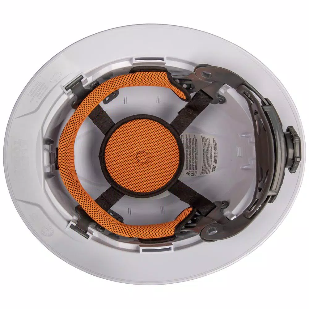 Klein Tools Replacement Hard Hat Suspension, 4-Point Adjustable Design, Gray