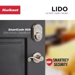 Kwikset Lido Satin Nickel Exterior Entry Door Lever with SmartKey Security thumbnail 8