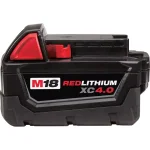 Milwaukee M18 REDLITHIUM XC 4.0 Ah 18V Lithium-Ion Extended Capacity Battery Pack thumbnail 1