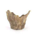 Zentique Small Wooden Tree Trunk Style Resin Sculpture in Distressed Brown Finish thumbnail 1