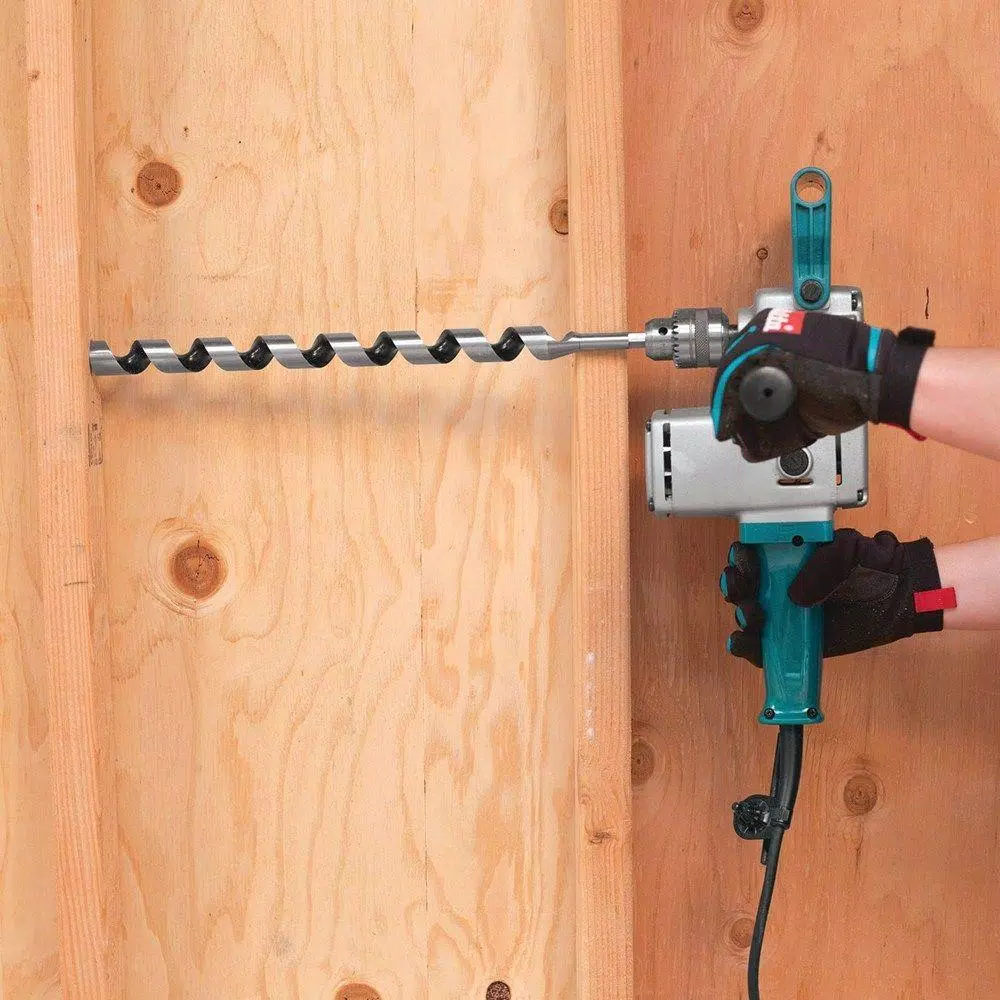 Makita 1 in. x 18 in. Steel Ship Auger Bit with 7/16 in. Hex Shank