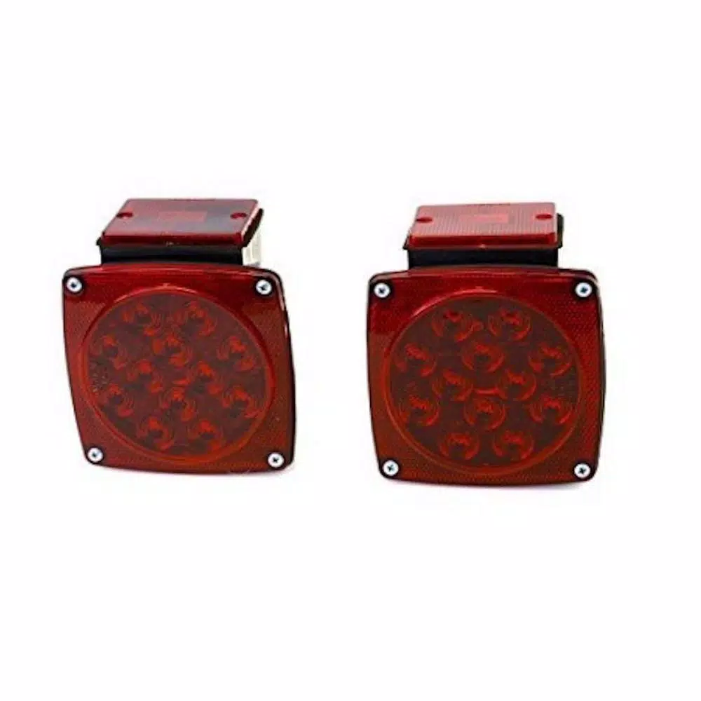 MaxxHaul 12V LED Submersible Trailer Tail Light Kit, DOT Compliant Combination Stop/Turn/Signal