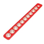 Triton Products MagClip 1/2 in. Drive Magnetic Socket Holder Strip, 1-7/8 in. x 16-5/8 in., Red thumbnail 1