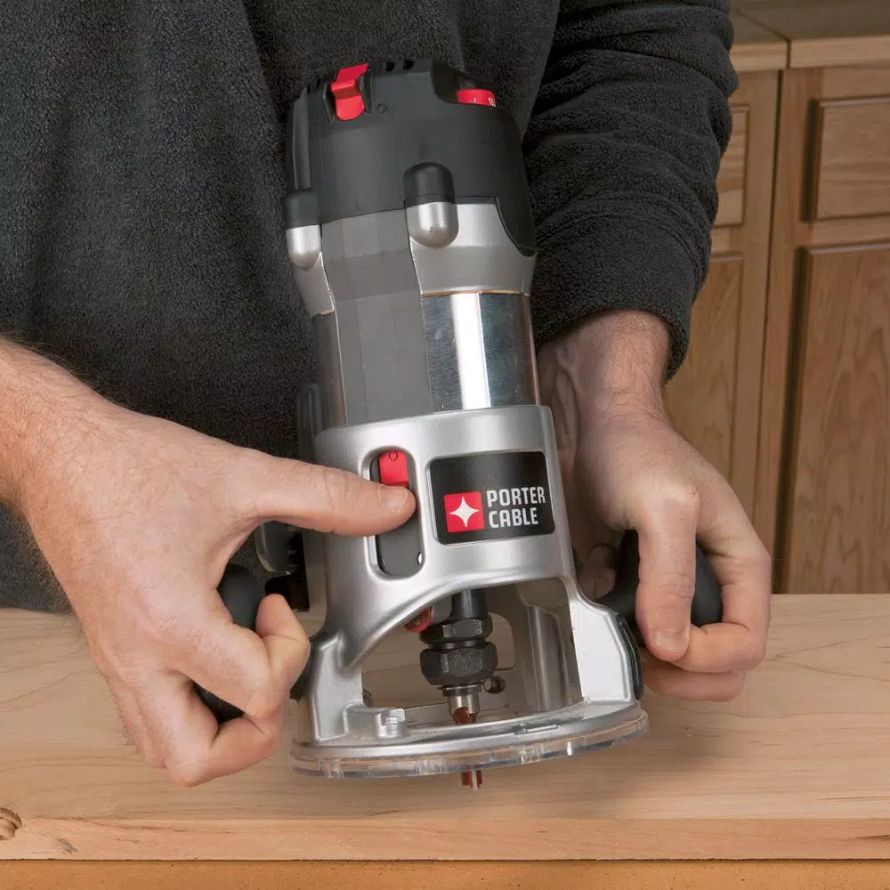PORTER-CABLE 2.25 HP Fixed Base Router Kit, 12 Amp, Variable Speed