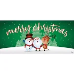 My Door Decor 7 ft. x 16 ft. Christmas Characters Garage Door Banner Mural thumbnail 1
