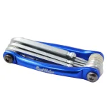 Best Value 9-Piece SAE Foldable Ball Point Hex Key Set, Anodized Aluminum thumbnail 6