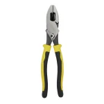 Klein Tools 9 in. Journeyman High Leverage Side Cutting Crimping Pliers thumbnail 4