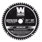 WEN 6.5 in. 56-Tooth Carbide-Tipped ATAFR Track Saw Blade with PTFE Coating thumbnail 1