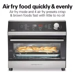 Hamilton Beach 1800W Digital Air Fryer Toaster Oven, 6-Slice, Black thumbnail 4