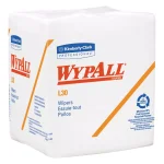WypAll L30 White Quarterfold Wipers, 12 Boxes of 90 Wipes thumbnail 1