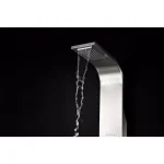 ANZZI Anchorage 60 in. 2-Jet Full Body Shower Panel System with Heavy Rain Head & Spray Wand, Brushed Steel thumbnail 5
