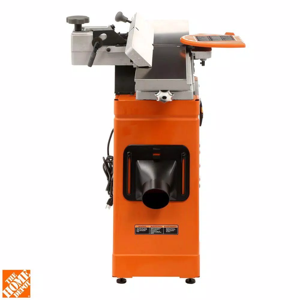 RIDGID 6-1/8 in. Corded Jointer/Planer, 6 Amp, 1 HP Heavy Duty Induction Motor