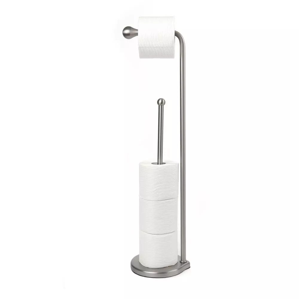 Umbra Teardrop Freestanding Toilet Paper Holder - Brushed Nickel