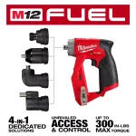 Milwaukee M12 FUEL 12V Brushless 4-in-1 Installation Drill Driver and Oscillating Multi-Tool Set (Tool-Only) thumbnail 3