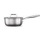 Calphalon Premier 2.5 qt. Stainless Steel Sauce Pan with Glass Lid thumbnail 1