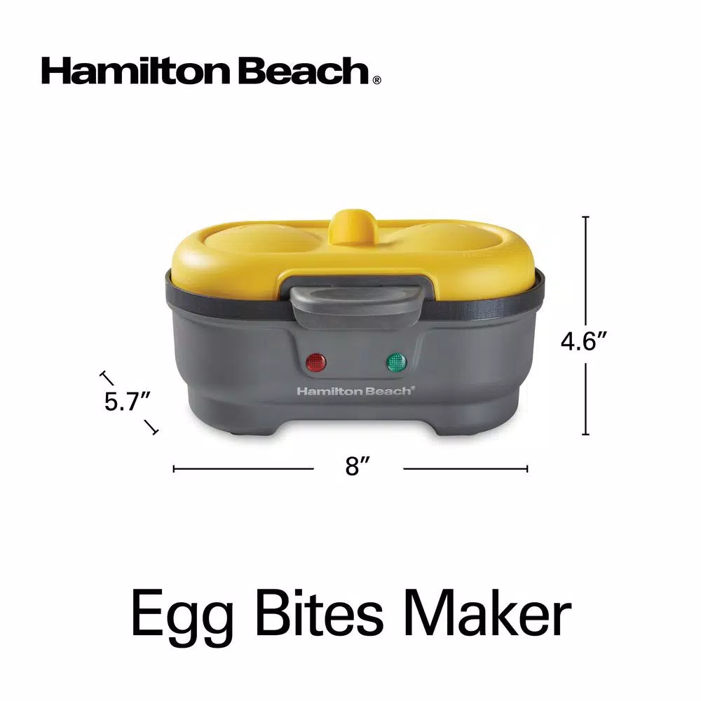 Hamilton Beach Egg Bites and Poached Egg Maker, Grey