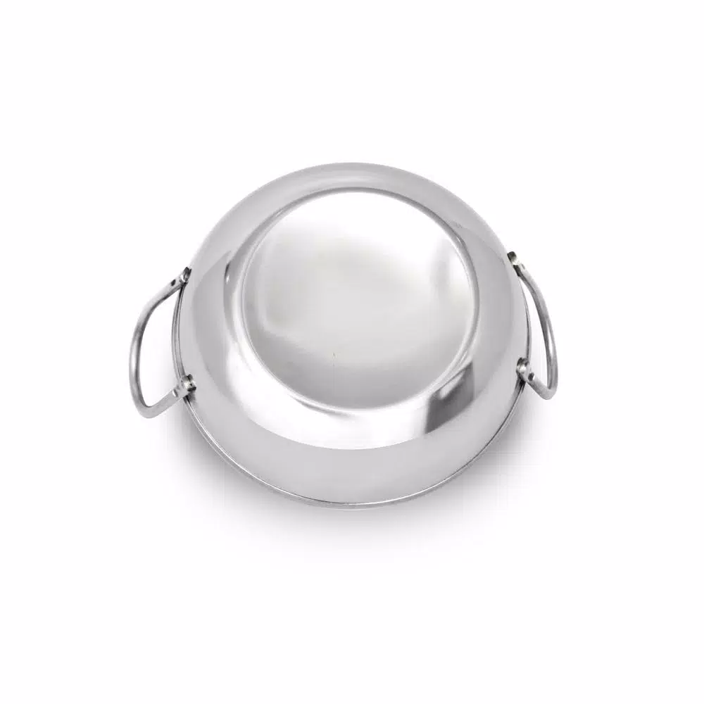 Unbranded 0.50 qt. Stainless Steel Balti Pan with Easy-Grip Handles