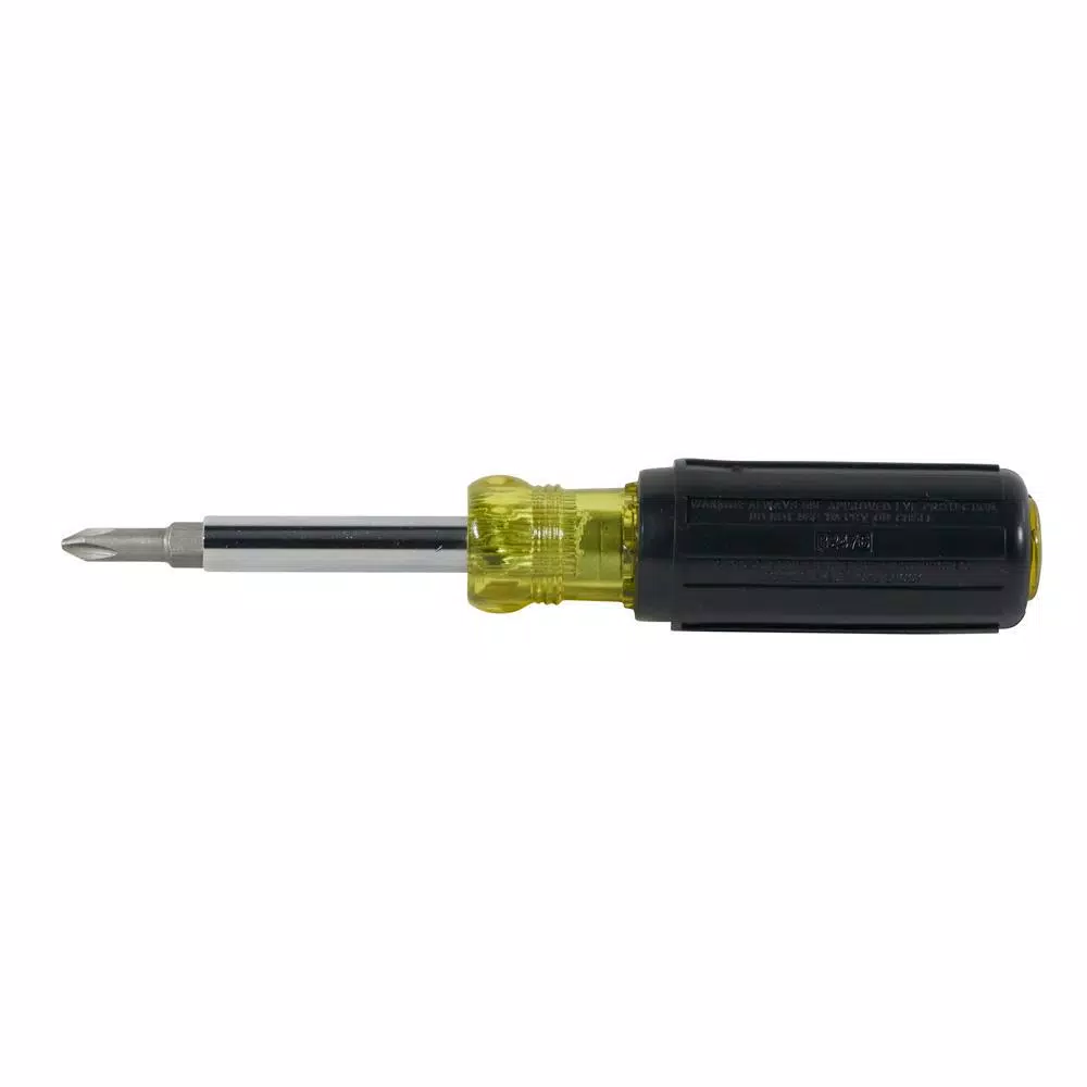 Klein Tools 5-in-1 Screwdriver and Nut Driver with Cushion Grip Handle