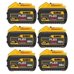 DEWALT FLEXVOLT 12.0 Ah Lithium-Ion Battery 20V/60V MAX (6-Pack) thumbnail 1
