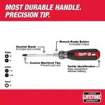 Milwaukee 5-Piece Cushion Grip Screwdriver Set with Tactile ID thumbnail 2