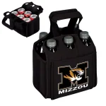 Picnic Time University of Missouri Tigers 6-Bottle Insulated Neoprene Beverage Carrier - Black thumbnail 2