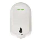 Alpine Industries 1100ml Automatic Liquid Gel Hand Sanitizer & Soap Dispenser, White thumbnail 1