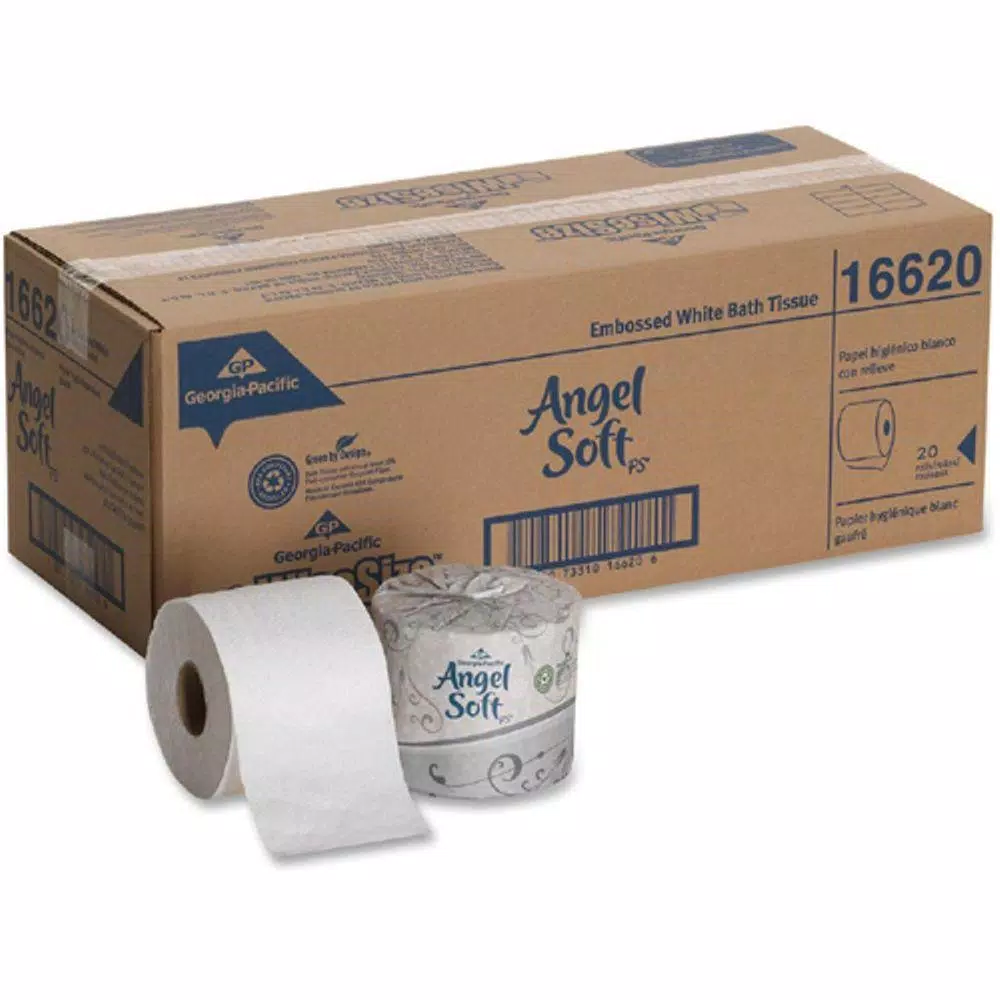 Angel Soft Premium 2-Ply Bath Tissue, 450 Sheets per Roll, 20 Rolls
