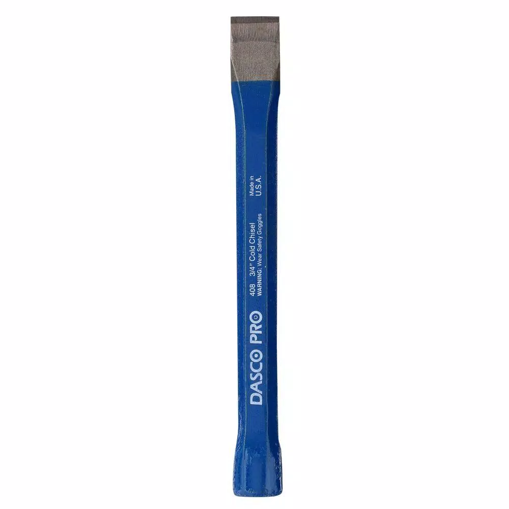 Dasco Pro 3/4 in. x 7-1/8 in. Cold Chisel, Beveled Tip, Made in USA
