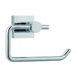 No Drilling Required Hukk Single Post Toilet Paper Holder, Modern Chrome Zinc Design, No-Drill Mounting thumbnail 1