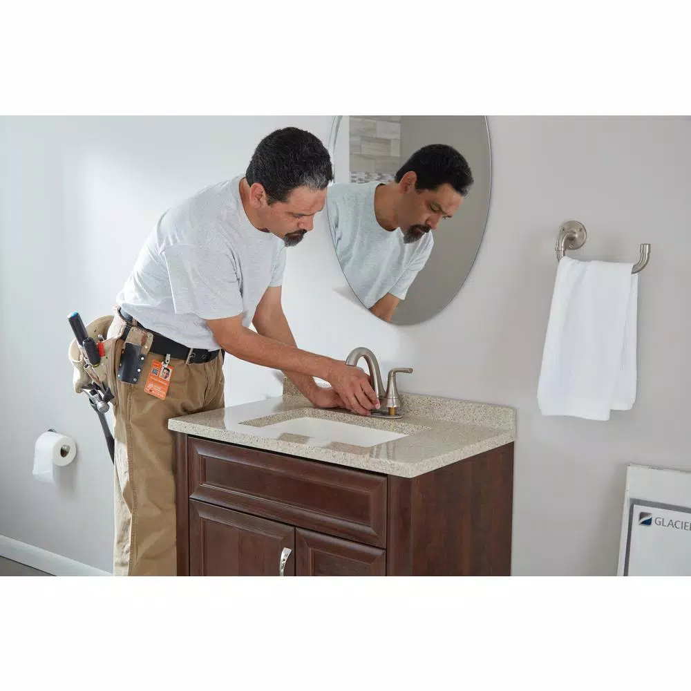 KOHLER Worth 18 in. Single Towel Bar in Brushed Nickel