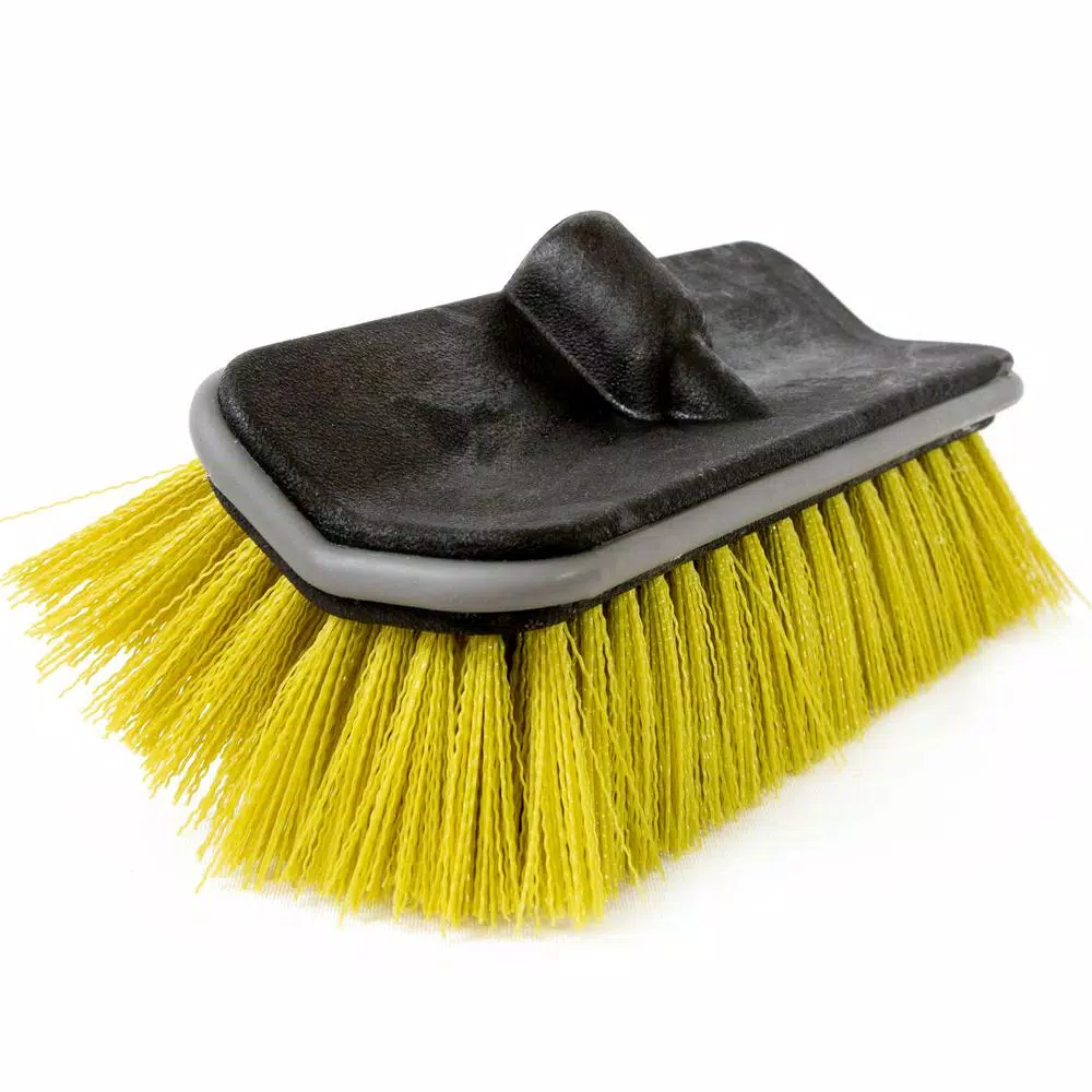 DocaPole Hard Bristle Scrub Brush Kit with 12 ft. Telescopic Extension Pole
