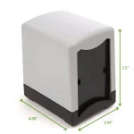 Mind Reader Black 7 in. Interfold Tabletop Napkin Dispenser, 2-Pack thumbnail 6