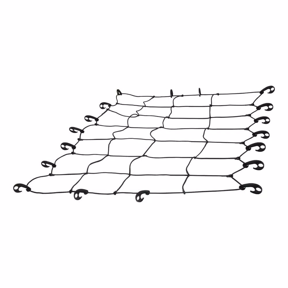 CURT 65" x 38" Extended Roof Rack Cargo Net, Black Nylon