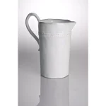 Abigails Charlot Beaded Ceramic Pitcher, White Glaze, 80 fl. oz. thumbnail 1
