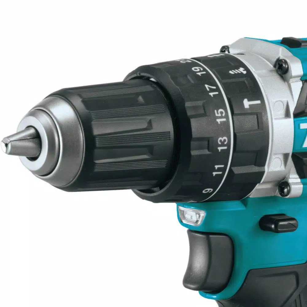 Makita 18V LXT Brushless Cordless Tool Combo Kit: Impact Driver, Hammer Driver-Drill, Recipro Saw & Battery Starter Pack