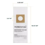 POWERTEC Replacement Filter Bags for Hoover Vacuum Style Y/Z, 2-Ply Allergen Protection, 10-Pack thumbnail 4