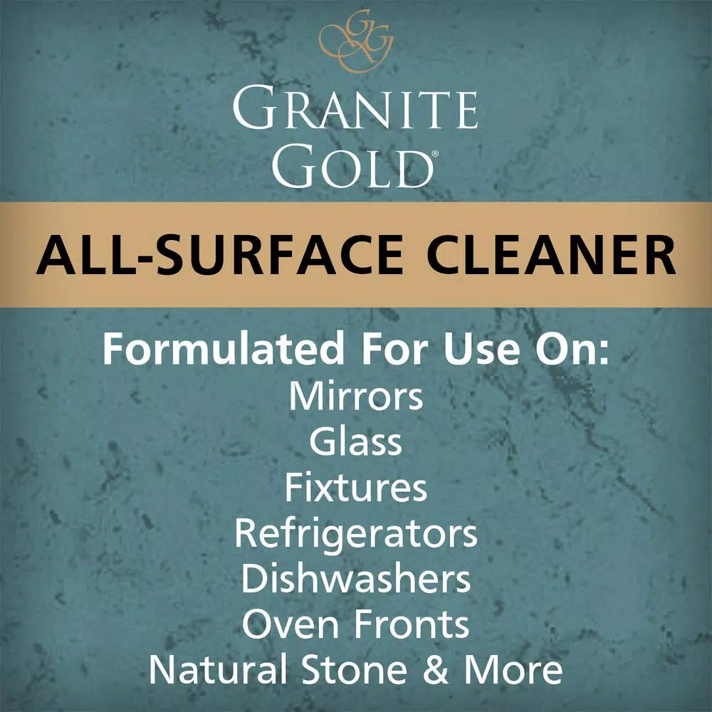 Granite Gold All-Surface Cleaner, 24 oz. - Safe for Natural Stone, Glass, and Stainless Steel