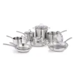 Calphalon Classic 14-Piece Stainless Steel Cookware Set with Impact-Bonded Aluminum Bases thumbnail 1