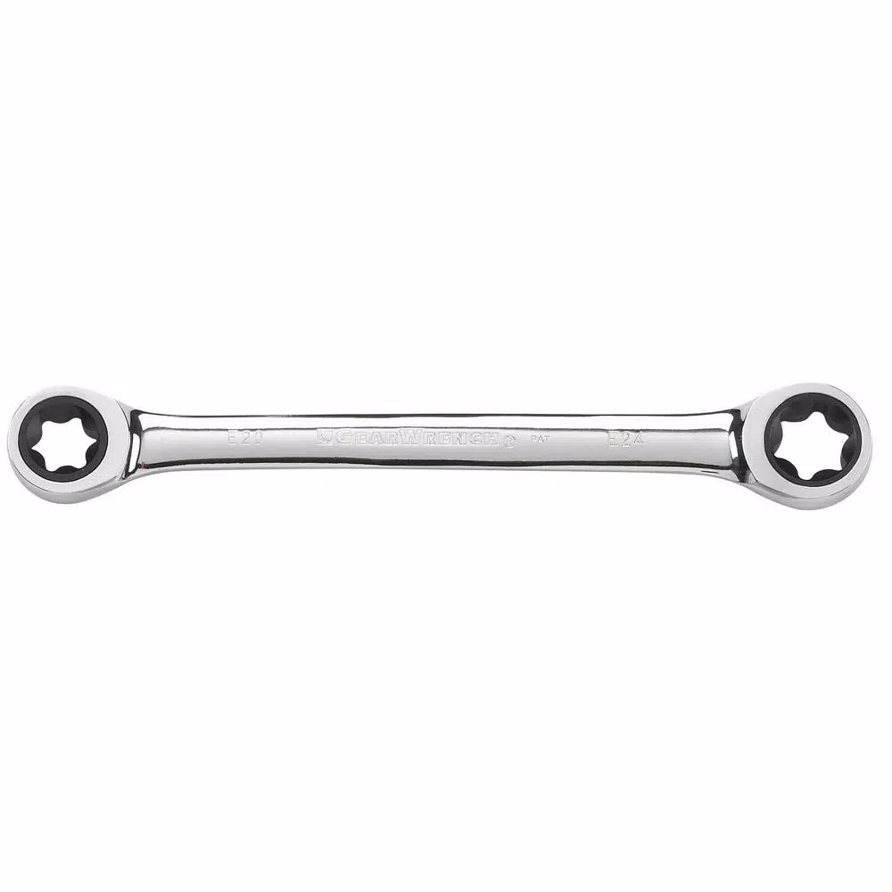 GearWrench 4-Piece E-Torx Ratcheting Double Box-End Wrench Set